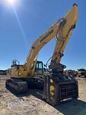 Back of used Excavator,Used Komatsu,Used Komatsu Excavator in yard